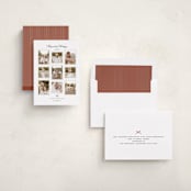 "Delicate" - Holiday Cards in Linen by Jennifer Postorino - Assembled