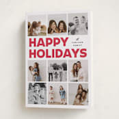 "Memory Squares" - Holiday Cards in Snow by Maria Alou - Folded Card