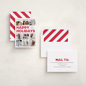 "Memory Squares" - Holiday Cards in Snow by Maria Alou - Assembled