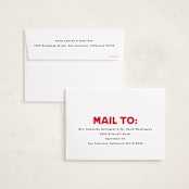 "Memory Squares" - Holiday Cards in Snow by Maria Alou - FREE Recipient Addressing