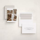 "Between the Lines" - Holiday Cards in Snow by Lisa Assenmacher - Assembled