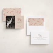 "Newlywed Toast" - Holiday Cards in Candied Grapefruit by Randi Cirelli - Assembled