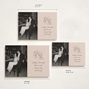 "Newlywed Toast" - Holiday Cards in Candied Grapefruit by Randi Cirelli - Formats Available