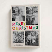 "Color Coded Spirit" - Holiday Cards in Bright by Inkblot Design - Folded Card