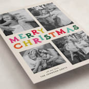 "Color Coded Spirit" - Holiday Cards in Bright by Inkblot Design - Detail