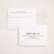 "Color Coded Spirit" - Holiday Cards in Bright by Inkblot Design - FREE Recipient Addressing