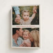 "Holiday Handwritten" - Holiday Cards in Cardinal by Beth Vassalo - Folded Card