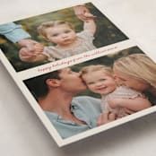"Holiday Handwritten" - Holiday Cards in Cardinal by Beth Vassalo - Detail