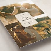 "Vintage Wishes" - Holiday Cards in Eggnog by Ashley Iwafuchi - Detail