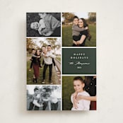"Currier" - Holiday Cards in Cypress by Kate Ahn - Front