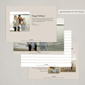 "Palomino" - Holiday Cards in Wave by chocomocacino - Back of Card Options