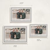 "simple border" - Holiday Cards in Ivory by Stacey Meacham - Formats Available