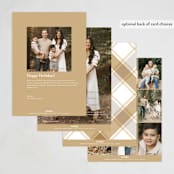 "A New Home for the Holidays" - Holiday Cards in Warm by Erin German - Back of Card Options