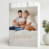 "A New Home for the Holidays" - Holiday Cards in Warm by Erin German - Folded Card