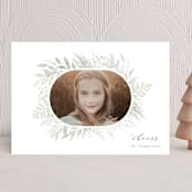 "Sweet Greenery" - Holiday Cards in Mint by Hooray Creative - Front
