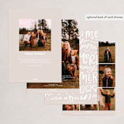 "Lots of Merrys" - Holiday Cards in Sand by Olivia Goree - Back of Card Options