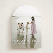 "love joy" - Holiday Cards in Snow by Kate Ross - Front