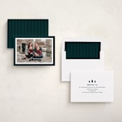 "Modern details" - Holiday Cards in Forest by Stacey Meacham - Assembled
