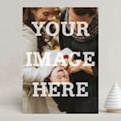 "The Big Picture" - Holiday Cards in Winter by Minted - Front