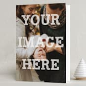 "The Big Picture" - Holiday Cards in Winter by Minted - Folded Card