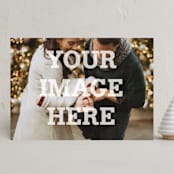"The Big Picture" - Holiday Cards in Winter by Minted - Front