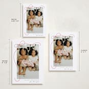 "Cascading Bow" - Holiday Cards in Snow by Lauren Chism - Formats Available
