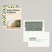 "headline" - Holiday Cards in Spruce by Annie Clark - Assembled
