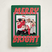"Bold and Bright" - Holiday Cards in Mistletoe by Shari Margolin - Front