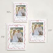 "quirky fun" - Holiday Cards in Candy Cane by Cass Loh - Formats Available