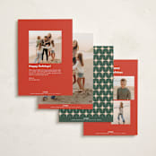 "hued mat" - Holiday Cards in Persimmon by Carrie Moradi - Back of Card Options