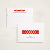 "hued mat" - Holiday Cards in Persimmon by Carrie Moradi - FREE Recipient Addressing