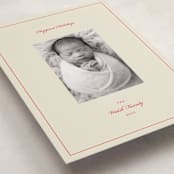"Simply Modern" - Holiday Cards in Crimson by Jen Ramsey - Detail