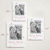 "Peppermint" - Holiday Cards in Candy Cane by Megan Davis - Formats Available