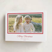 "Lauren" - Holiday Cards in Santa Suit by Blustery August - Folded Card