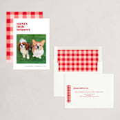 "litte helpaw(s)" - Holiday Cards in Peppermint by Pippa Shaw - Assembled