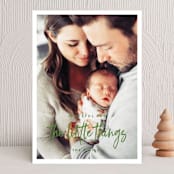 "Beensy" - Holiday Cards in Evergreen by Meagan Christensen - Front