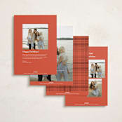 "Homestead" - Holiday Cards in Cinnamon by Kristie Kern - Back of Card Options