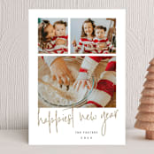 "Photo shoot" - Holiday Cards in Wheat by Stacey Meacham - Front