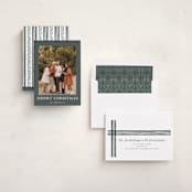 "Engraved Holiday" - Holiday Cards in Fern by Chris Griffith - Assembled