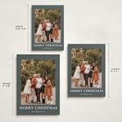 "Engraved Holiday" - Holiday Cards in Fern by Chris Griffith - Formats Available