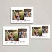 "Snapshots" - Holiday Cards in Merlot by That Girl Press - Formats Available