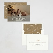 "Festive" - Holiday Cards in Snow by Benita Crandall - Assembled