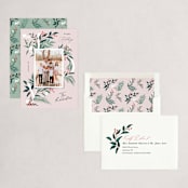 "Sweetest Joy" - Holiday Cards in Blush by Elly - Assembled