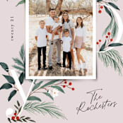 "Sweetest Joy" - Holiday Cards in Blush by Elly - Detail