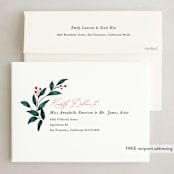 "Sweetest Joy" - Holiday Cards in Blush by Elly - FREE Recipient Addressing