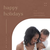 "Light Heartedly" - Holiday Cards in Cinnamon by Kristie Kern - Detail