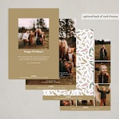 "Love, Joy, Hope and Peace" - Holiday Cards in Vanilla by Alethea and Ruth - Back of Card Options