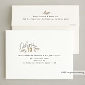 "Love, Joy, Hope and Peace" - Holiday Cards in Vanilla by Alethea and Ruth - FREE Recipient Addressing