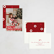 "stated" - Holiday Cards in Holly by Phrosné Barwood - Assembled