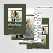 "The Little Things" - Holiday Cards in Fir by Up Up Creative - Back of Card Options